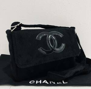 CHANEL ★ 新品 未使用 シャネル ショルダー バッグ 斜め掛け ショルダーバッグ 黒　黒