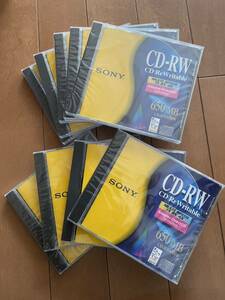 Sony CD-RW650DF unused 9 pieces set 