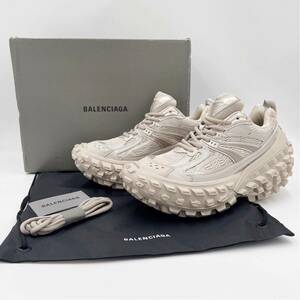 ◆新品同様/国内正規品◆BALENCIAGA BOUNCER バレンシアガ バウンサースニーカー/40サイズ/ベージュ メンズ DEFENDER ディフェンダー 