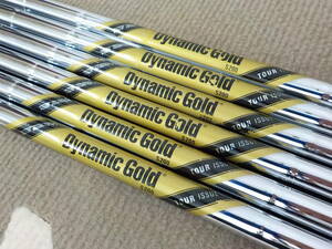 トゥルーテンパー Dynamic Gold TOUR ISSUE S200 5-PW アイアン用シャフト 6本セット DG ダイナミックゴールド ツアーイシュー