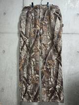 ヴィンテージ CARHARTT Realtree Hardwood Camo カーハート リアルツリー ハードウッド カモ ダンガリー ペインター パンツ B158 CMO 36_画像1