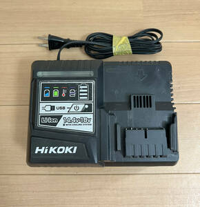 HiKOKI ハイコーキ 14.4-18v 急速充電器 UC18YDL 通電のみ確認済