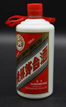 AAY1-89 貴州茅台酒 KWEICHOW MOUTAI 天女ラベル 500ml 38％ 容器含め約850g マオタイ 中国酒 古酒 開封品 現状品_画像2