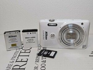 大人気☆Nikon COOLPIX S6900 WiFi ホワイト☆ニコン コンパクトデジタルカメラ