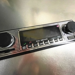 全国送料無料 レトロカーオーディオ ラジオ USB MP3 FM Bluetooth 空冷VW ビートル ミニ 356 ジムニーカルマンギア ローバー ハコスカ