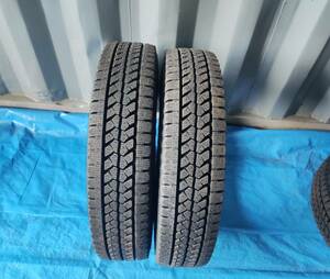 ★未使用！スタッドレスタイヤ★ 185/85R16 (111/109L LT) BRIDGESTONE BLIZZAK W979【2022年】2本セット！6S-74-LT