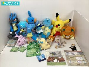 【同梱不可/現状】 ポケットモンスター ポケモン グッズ まとめ売り ゼニガメ シャワーズ クワッス パモ 他 ぬいぐるみ 他