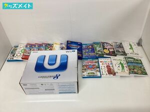 【同梱不可/ジャンク】 Nintendo WiiU 本体 ソフト まとめ売り マリオカート8セット 32GB ホワイト 他