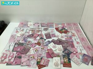 【現状】 サンリオ グッズ まとめ売り キャラ分け マイメロディ アクキー 缶バッジケース ストラップ 他 B