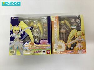 【現状】 BANDAI S.H.Figuarts ハートキャッチプリキュア! キュアサンシャイン スーパーシルエット 計2点 一部欠品有り