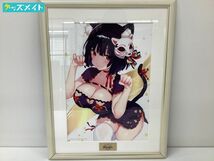 【同梱不可/現状】箱なし 額縁難あり アズールレーン1周年記念 POPUP SHOP グッズ 複製原画 山城_画像1