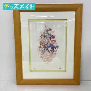 【同梱不可/現状】保証書なし アートコレクションハウス 版画 松原秀典 サクラ大戦 花束 作品番号 057/150