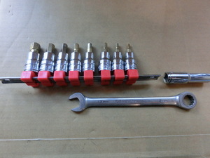 中古★SK11 ヘックスビットソケット SH-3 12/10/8/7/6/05/04/03★GEARWRENCH 13㎜スパナ★アストロ10㎜★工具