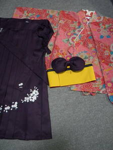 * Katharine kote-ji* hakama set 150cm* elementary school student graduation ceremony etc. **