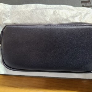 【未使用】 アメックス イタリアンレザー製ポーチ 牛革 American Express 非売品