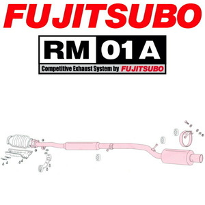 FUJITSUBO RM-01Aマフラー E-CD9AランサーエボリューションI H4/9～H6/1