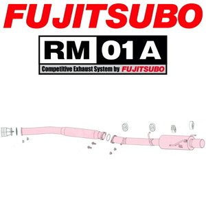 FUJITSUBO RM-01Aマフラー GF-S15シルビア ターボ用 H11/1～H14/8