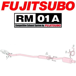 FUJITSUBO RM-01Aマフラー LA/ABA-DC5インテグラタイプR H13/7～H18/9