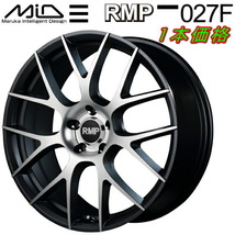 MARUKA MID RMP 027F ホイール1本価格 セミグロスガンメタ/ポリッシュ 8.5J-20インチ 5穴/PCD114.3 インセット+45_画像1