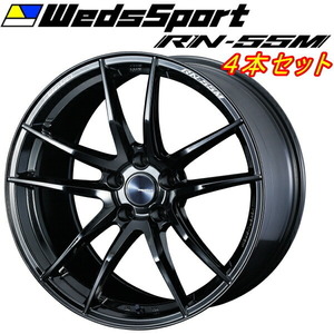 WedsSport RN-55M ホイール4本Set グロスブラック 10.0-19インチ 5穴/PCD112 インセット+40