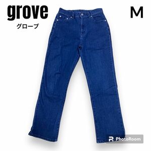 grove グローブ　レディース　ストレッチ　ジーンズ　ジーパン　デニム　M 伸縮性あり