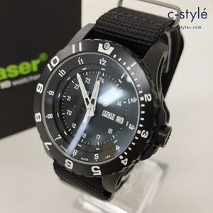 B283 [動作品] TRASER トレーサー 腕時計 ブラック TYPE6 MIL-G P6600 クォーツ | G★