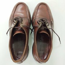 N185b [人気] RUSSELL MOCCASIN ラッセルモカシン シューズ 7 ブラウン ローカット革 | G_画像3