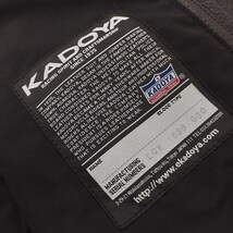 B352 [人気] KADOYA カドヤ シングルライダースジャケット 4L ブラック レザー ジップアップ バイク用品 | G★_画像5