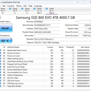 SAMSUNG 860 EVO 4TB SSD ( MZ-76E4T0 / SATA3 / MLC )の画像3