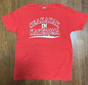 加計呂麻島 SEAKAYAK IN KAKEROMA 2010年記念Tシャツ 奄美諸島 半袖Tシャツ