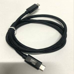 Thunderbolt 4 ケーブル (1m, ブラック) USB4対応 Popolier [ 240W出力 / 40Gbps高速データ転送 / Type Cデバイス対応の画像6