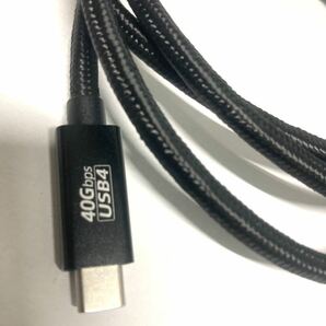 Thunderbolt 4 ケーブル (1m, ブラック) USB4対応 Popolier [ 240W出力 / 40Gbps高速データ転送 / Type Cデバイス対応の画像7