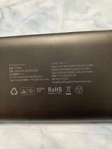 OMKUY モバイルバッテリー 大容量 コンセント 10000mAh (折り畳みコンセント一体式/パススルー/PD 20W&SCP22.5W急速充電/3本ケーブル内蔵_画像9