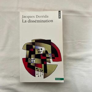  foreign book Jack *telidaJacques Derrida La dissemination secondhand book Japanese inscription less French 