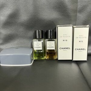 【保管品】CHANEL シャネル No19　No5　 オードゥ トワレット EDT 香水 50ml　残量写真確認　石鹸　未使用