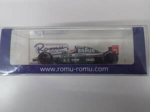 【送料無料】1/43 ROMU（スパーク）Tyrell 020 HONDA Japanese GP 1991 中嶋悟 (089/300)