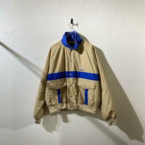 vintage us nylon quilting jacket USA製 アメリカ古着 ビンテージ ナイロンジャケット キルティングジャケット 70s 80s