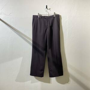 vintage euro wool slacks pants ヨーロッパ古着 ビンテージ ウールパンツ ウールスラックス ブラウンカラー 70s 80s