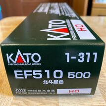 【新品・未使用】KATO カトー EF510形500番台電気機関車（北斗星色） 1-311_画像1