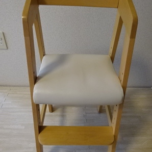 キッズチェア 木製椅子 3段階調節可能 アイリスプラザの画像1