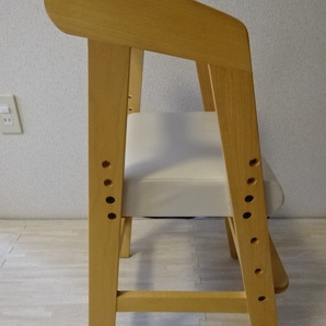 キッズチェア 木製椅子 3段階調節可能 アイリスプラザの画像2