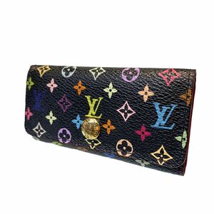 【中古】 LOUIS VUITTON ルイ・ヴィトン ミュルティクレ4 M93732 マルチカラー ノワール キーケース 23037245 RD