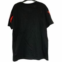 【中古】 VALENTINO ヴァレンティノ Tシャツロゴプリント ブラック レッドロゴ サイズM 半袖 バレンチノ メンズ 23036184 MY_画像3