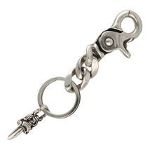 【中古】 CHROME HEARTS クロムハーツ キーホルダー キーチェーン クラシックリンク ショート アフターダイヤ加工 19041046RS_画像3