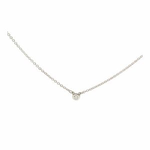 【中古】 Tiffany ＆ Co. ティファニー ネックレス バイ ザ ヤード ダイヤモンド 60017894 SV925　24003768 LI