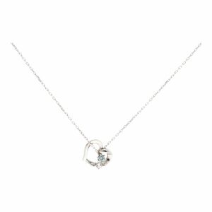 [Используется] 4 ° C 4 Ожерелье Doshi / Ожерелье для дизайна сердца K10 23009536 YM