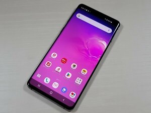 　★【38368WM】 完動品 docomo SC-03L SAMSUNG Galaxy S10 プリズムブラック SIMロック解除済 1円！1スタ！