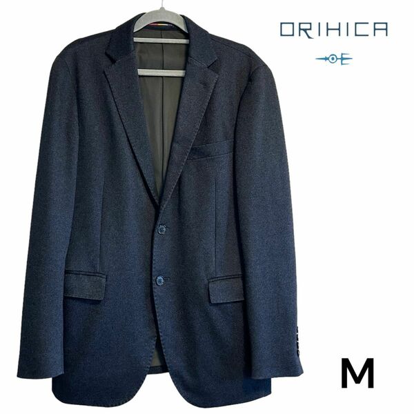 【美品】ORIHICA|テーラードジャケット|ネイビー 紺|Mサイズ