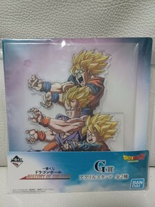 一番くじ　ドラゴンボール　HISTORY　OF　THE　FILM　G賞　アクリルスタンド