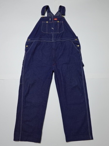 ■0204■Dickies ディッキーズ オーバーオール 44×32 大きいサイズ ●